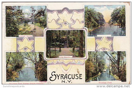 New York Syracuse Rockwell Springs Onondaga Lake Outlet & Onondaga Creek 1915 - Syracuse