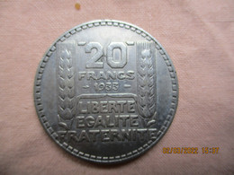 France: 20 Francs 1933 - 20 Francs