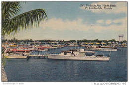 Florida Fort Lauderdale Bahia Mar Yacht Basin Curteich - Fort Lauderdale