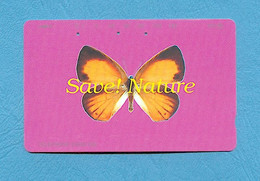 ( 5794 ) - Télécarte JAPON - (  PAPILLON  /  Save Nature  ) - *** BE *** - Voir Scan - - Farfalle