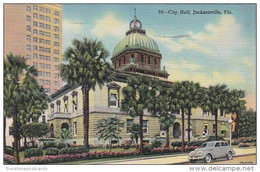 Florida Jacksonville City Hall 1941 Curteich - Jacksonville