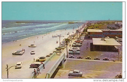 Florida Jacksonville Beach Looking South Towards Fishing Pier - Jacksonville