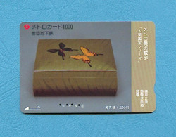 ( 5795 ) -  Carte Prepayée JAPON - (  PAPILLONS  ) - *** BE *** - Voir Scan - - Farfalle