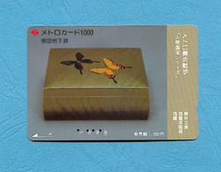 ( 5796 ) -  Carte Prepayée JAPON - (  PAPILLONS  ) - *** TBE *** - Voir Scan - - Butterflies