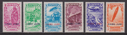 CABO JUBI 1943 Beneficiencia -  Serie Nueva Sin Fijasellos Edifil Nº 12/17 - MNH - - Cape Juby