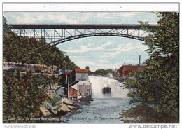 New York Rochester Lower Fall Of The Genesee River Showing Driving Park Avenue Bridge - Rochester