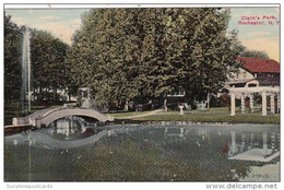 New York Rochester View In Clark's Park 1911 - Rochester