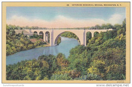 New York Rochester Veterans Memorial Bridge Curteich - Rochester