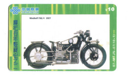 Télécarte China Unicom : Windhoff 750/4 - 1927 - Motorbikes