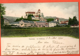 ZMM-19 Lucens Broye-Vully Dos Simple. Cachet Lucens 1904 - Lucens