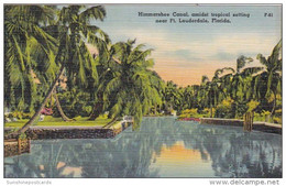 Florida Fort Lauderdale Scene Along Himmarshee Canal - Fort Lauderdale