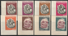 Paraguay 1963 Sc 744-51  Imperf Set MNH** - Paraguay