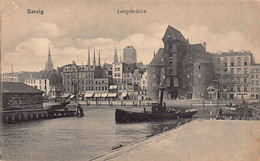 Poland - GDAŃSK Danzig - Langebrücke - Publ. Ch. L.i.B. 607 - Pologne