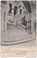 New York Albany Grand Staircase State Capitol Building 1905 - Albany