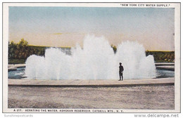 New York Catskill Mountains Aerating The Water Ashokan Dam New York City Water Supply Curteich - Catskills