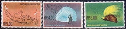 INDONESIA -  Irian Barat, Bird Of Paradise  MAPS - **MNH - 1963 - Parachutisme