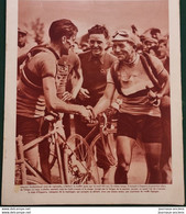 1936 LE TOUR DE FRANCE CYCLISTE - CHARLEVILLE - METZ - BELFORT - BALLON D'ALSACE - EVIAN - DESSINS DE PELLOS - Andere