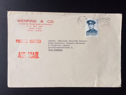 TAIWAN 1975 AIR MAIL LETTER TO GERMANY 12-11-75 - Briefe U. Dokumente