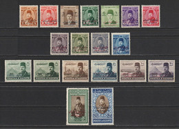 Egypt - 1952 - ( King Farouk - Overprinted Misr & Sudan ) - Complete Set - MNH (**) - Neufs