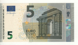 5 EURO  "Belgio"  DRAGHI    Z 003 F6     ZB0501175653   /  FDS - UNC - 5 Euro