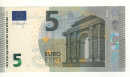 5 EURO  "Belgio"    DRAGHI    Z 004 D6   ZB0356408547   /  FDS - UNC - 5 Euro