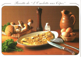 CPM Recette De L'Omelette Aux Cèpes TBE éd. Tépec - Recettes (cuisine)