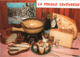 CPM Recette De La Fondue Savoyarde TBE éd. Cellard à Bron - Recettes (cuisine)