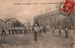 Belfort - 11e Régiment De Dragons: Manoeuvre Du Sabre Sur Mannequin - Regiments