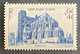 FRA0775MNH - Cathédrales Et Basiliques - Saint-Julien, Le Mans - 6 F + 4 F MNH Stamp - 1947 - France YT 775 - Neufs