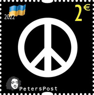 Finland 2022 No War! 24.02.22 The Black Day In History Help To Ukraine Peterspost Stamp Mint - Ungebraucht