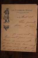 1918's YMCA Les Foyers Du Soldat Union Franco Américaine Patriotique Cover WW1 WK1 France - Guerre De 1914-18