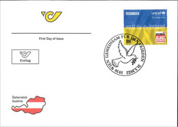 Austria.2022.Russian Invasion Of Ukraine.Glory To Ukraine.FDC . - Enveloppes