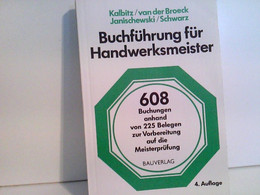 Buchführung Für Handwerksmeister. - Schulbücher