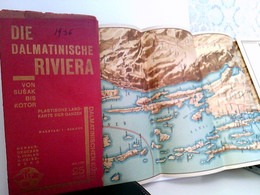 Die Dalmatinische Riviera VonSusak Bis Kotor. Plastische Landkarte Der Ganzen Dalmatinischen Küste. Maßstab 1: - Sonstige & Ohne Zuordnung