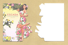 Carte Parfumée Perfume Card FIESTA CARIOCA LIMITED EDITION * ESCADA * R/V - Modernes (à Partir De 1961)
