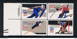 U.S.A.:  1979  LAKE  PLACID  -  KOMPLET  SET  4  UNUSED  STAMPS  -  YV/TELL. 1263/66 - Tiras Cómicas & Múltiples