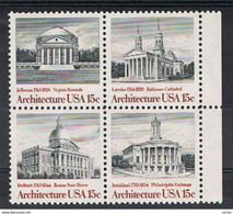 U.S.A.:  1979  KOMPLET  SET  4  UNUSED  STAMPS  -  YV/TELL. 1242/45 - Bandes & Multiples