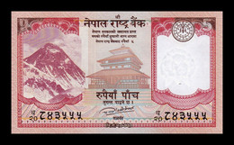 Nepal 5 Rupees 2017 Pick 76a SC UNC - Népal