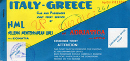 2 Billets D' Avion -  HELLENIC MEDITERRANEAN LINES - AIR FRANCE , Redevances Aéroports De Bordeaux Et Alger - Europe