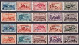 MAROC - 1928 - POSTE AERIENNE - ANNEE COMPLETE YVERT N° 12/31 * MH - COTE = 140 EUR. - Nuevos