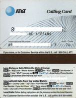UNITED STATES - AT&T CALLING CARD - MAGNETIC CARD - WITH ITALIAN NAME - Cartes Magnétiques