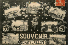 Châtelaillon * Souvenir De La Commune * Cpa 7 Vues - Châtelaillon-Plage