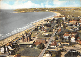 50-BARNEVILLE-SUR-MER- LA PLAGE ET LE CAP DE CARTERET VUE DU CIEL - Barneville