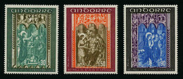 ANDORRE FRANCAIS - YT 214 à 216 ** - SERIE COMPLETE DE 3 TIMBRES NEUFS ** - Unused Stamps