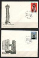 POLAND FDC 1981 SOLIDARITY SOLIDARNOSC MONUMENT TO VICTIMS OF THE GDANSK UPRISING Polen Pologne - Solidarnosc Labels