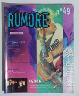 20522 RUMORE - A.V Nr 49 1996 - NOFX - Ramones - Ebullition - Música