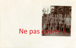 CARTE PHOTO ALLEMANDE - OFFICIERS SUR HIRZSTEIN - HARTMANNSWILLERKOPF PRES DE WATTWILLER BAS RHIN 1914 1918 - Guerra 1914-18