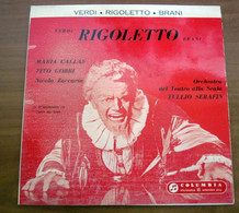 Verdi / Maria Callas / Tito Gobbi / Nicola Zaccaria ‎– Rigoletto 7" - Opéra & Opérette