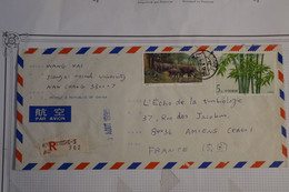 V5 CHINA  BELLE LETTRE  1995 NAN CHANG POUR AMIENS  FRANCE++ AFFRANCHISSEMENT PLAISANT - Covers & Documents