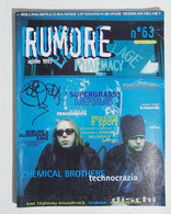 20534 RUMORE - A.VI Nr 63 1997 - Chemical Brothers - Mars Attack - Sublim - Música